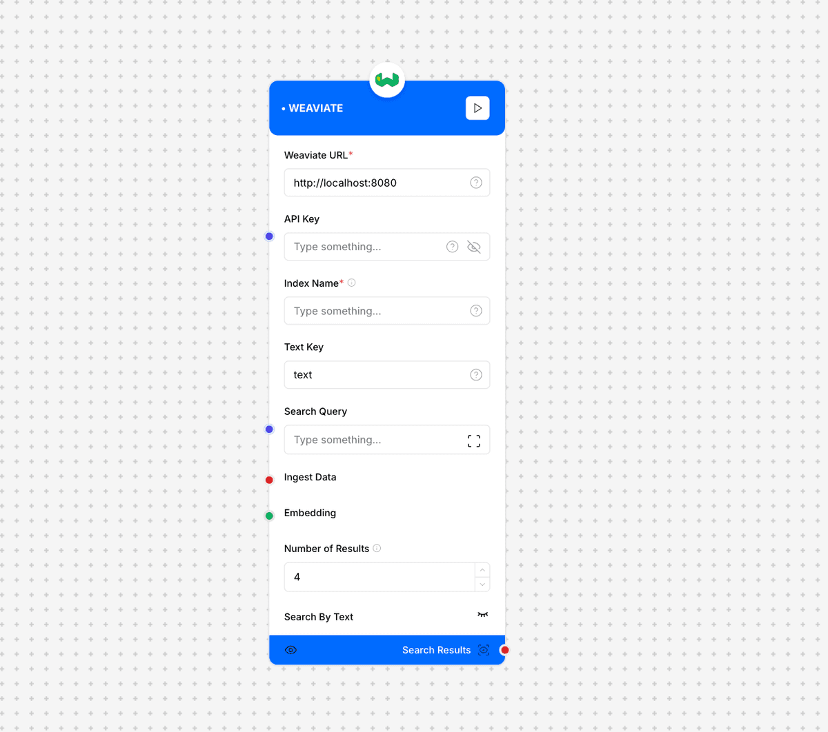 Weaviate Configuration Interface