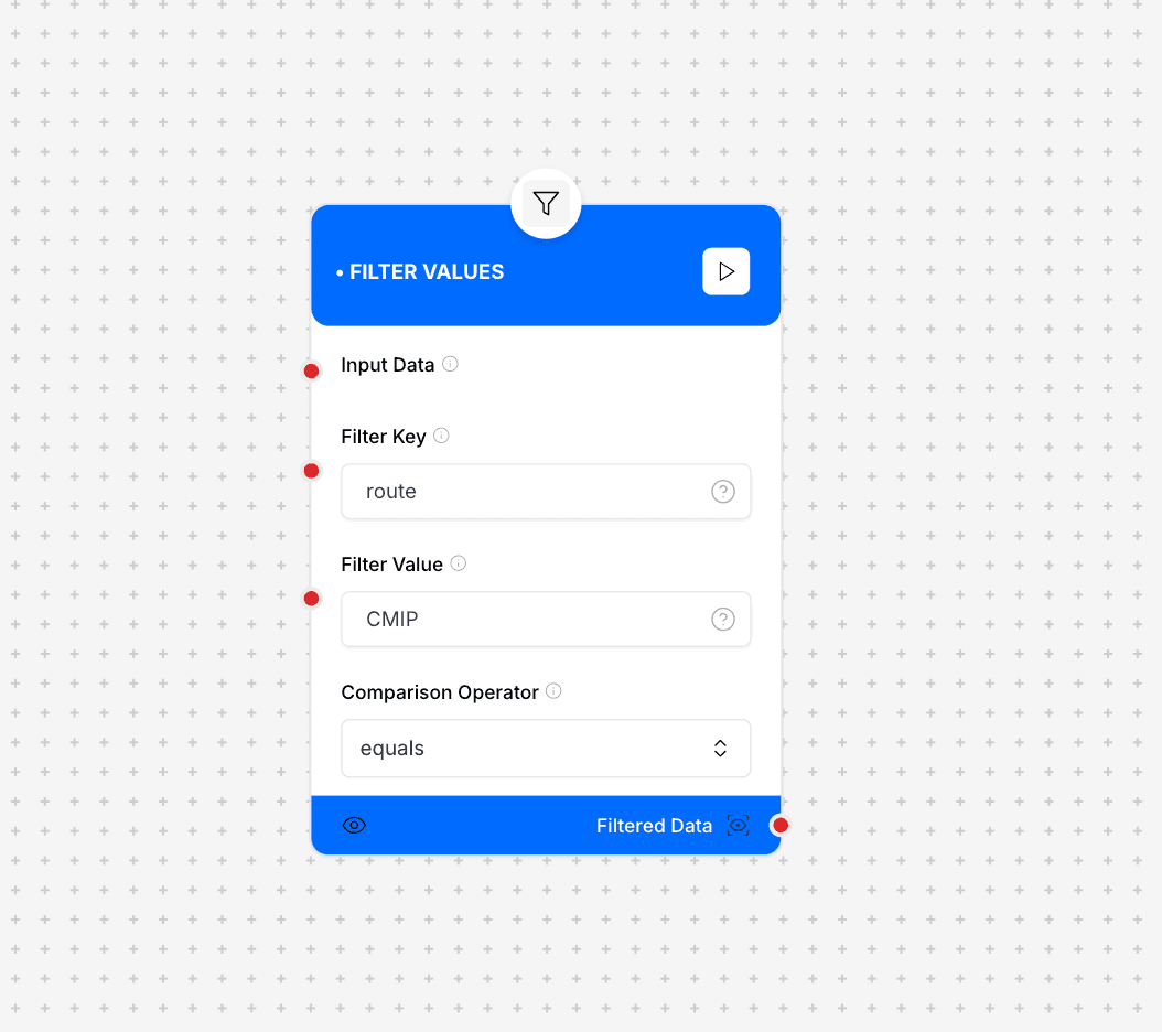 Filter Values Component