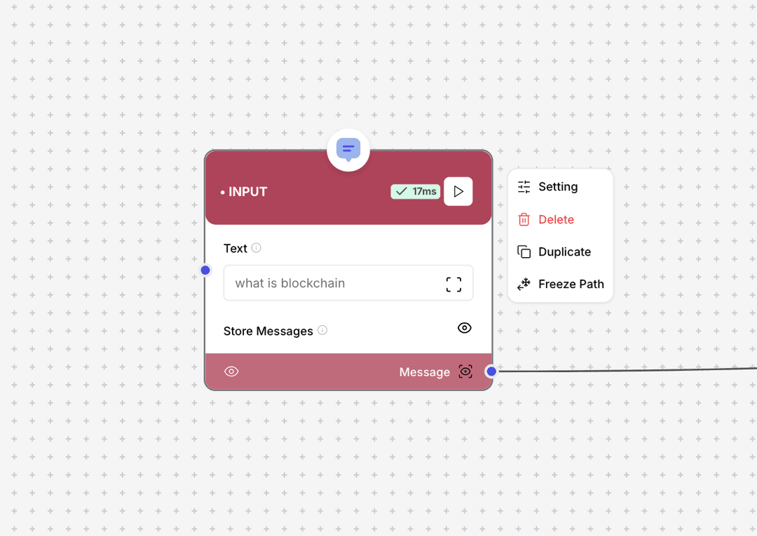 Component menu